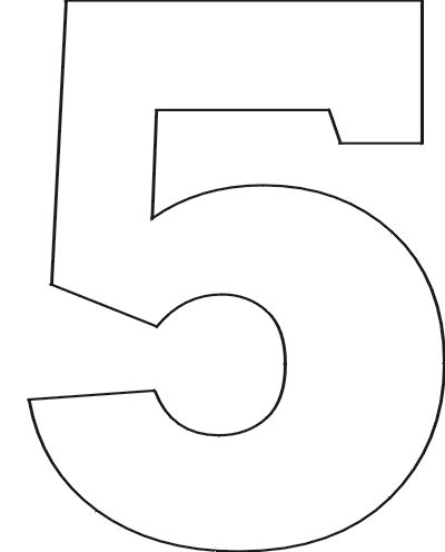 Free Printable Number Stencils