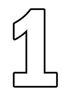 Free Number Stencils. Printable To Download Number Stencils. D67