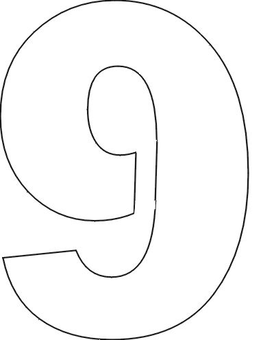Number Stencils Set No. 1