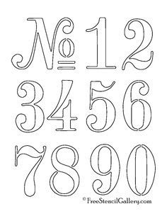 large number templates printable