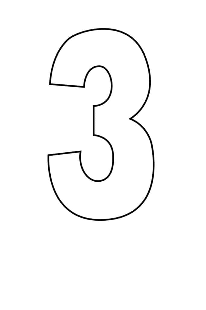 Free Printable Number Stencils Set - Freebie Finding Mom