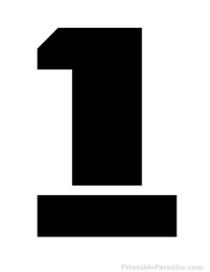 Printable Number Stencils - Free Stencils for Numbers