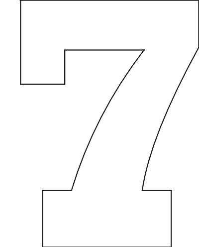 Free Printable Number Stencils