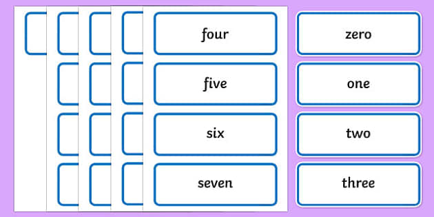 FREE! - Number Word Cards (0-20) (teacher made) - Twinkl