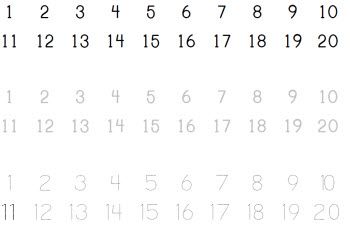 Number Flash Cards With Dots