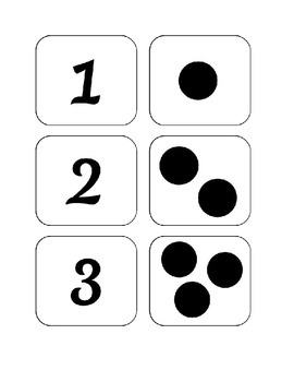Numbers and Dots Printables for Pre-K and Kindergarten by Shirhil ...