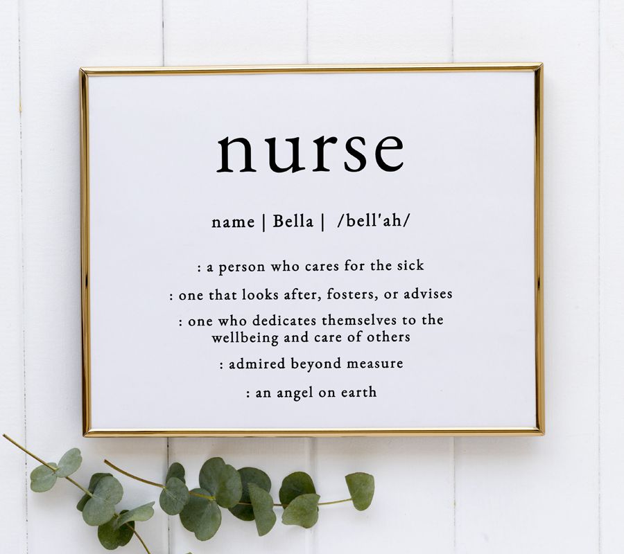 Free Gift for Nurse - Definition Template