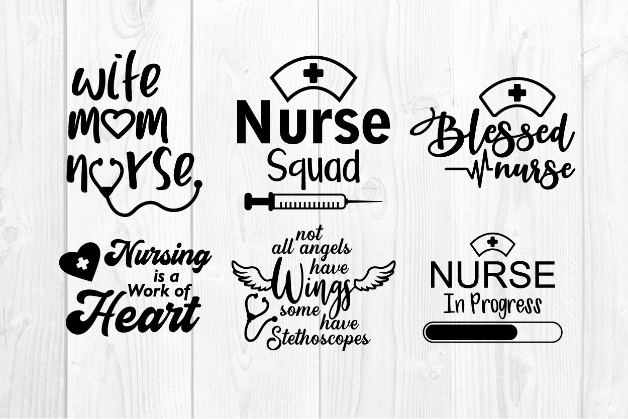 Nurse quotes bundle svg By Vectorbundles | TheHungryJPEG