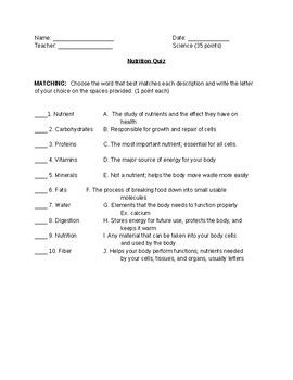 printable nutrition quiz tagalog