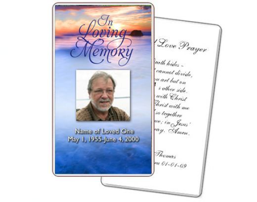 Funeral Cards - 8 Free PDF Printables | Printablee