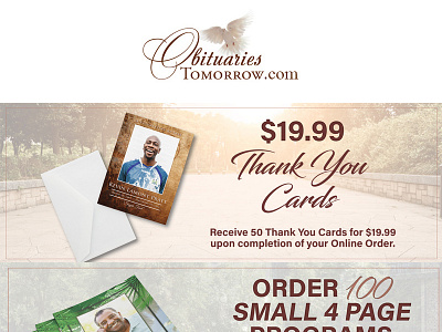 printable obituary cards