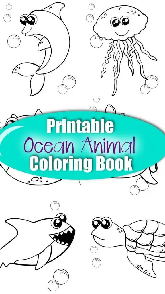 Printable Ocean Animal Templates - Simple Mom Project