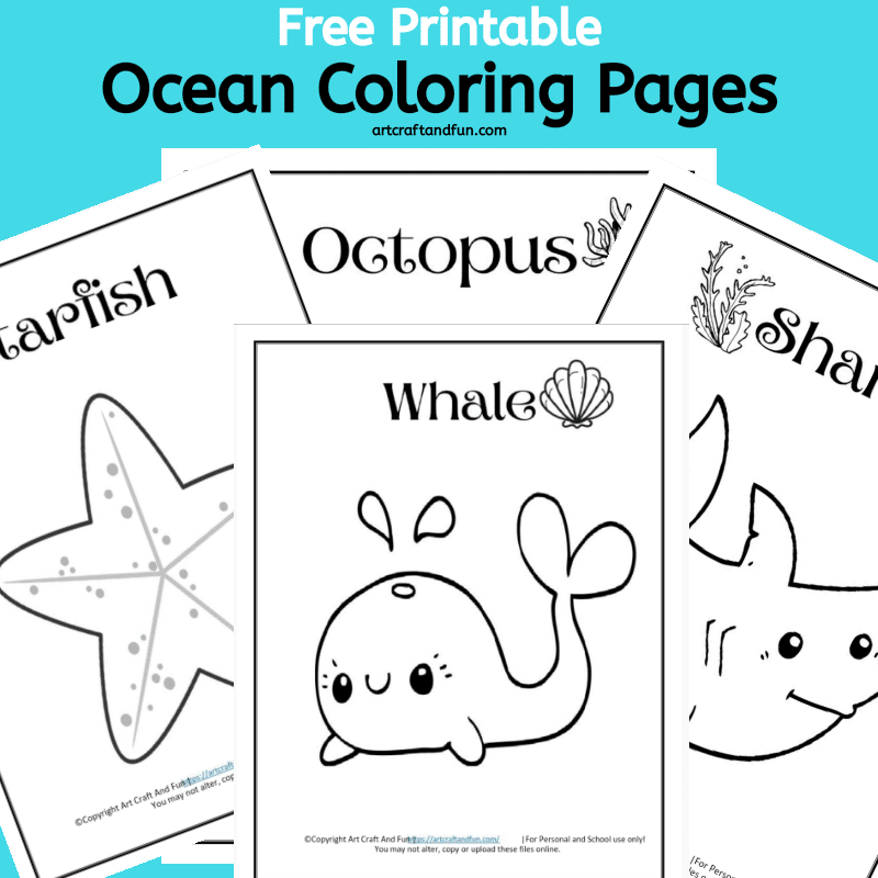 printable ocean animal pictures