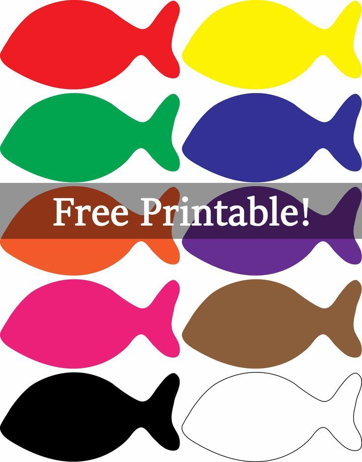 printable of a fish