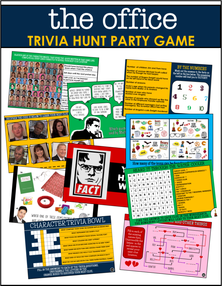 printable office games