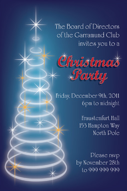 Printable Office Christmas Party Invitation