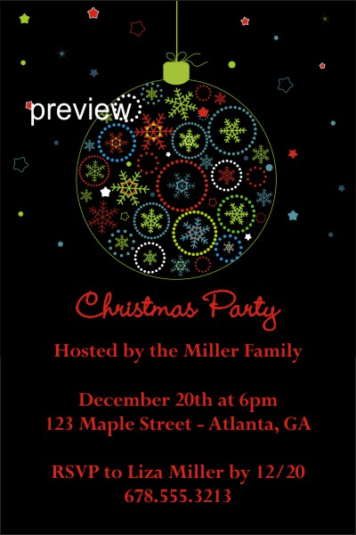 office christmas party invitations Archives -
