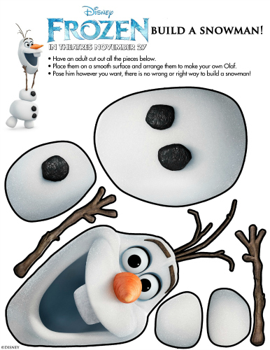 Disney Frozen Build a Snowman Craft - Mama Likes This