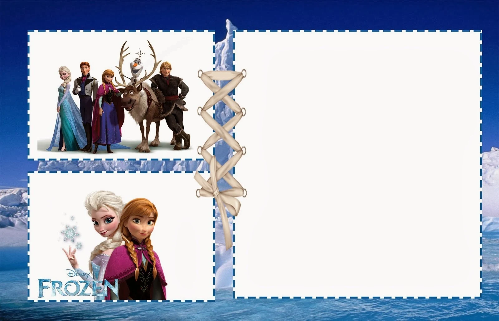 Frozen Party: Free Printable Invitations. - Oh My Fiesta! in english