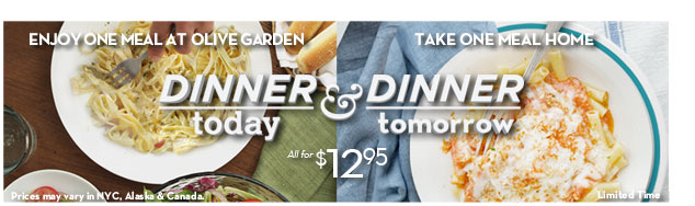 Two new Olive Garden coupons.