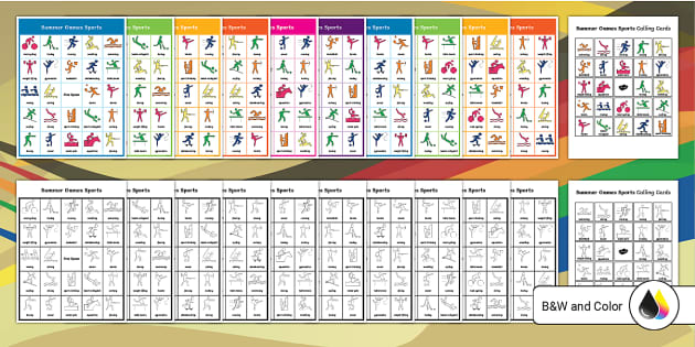 Fun Olympics Bingo Game for 5th Grade | Twinkl USA - Twinkl
