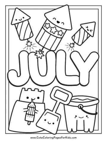 Cute Coloring Pages For Kids - Free Printable Coloring Sheets for Kids