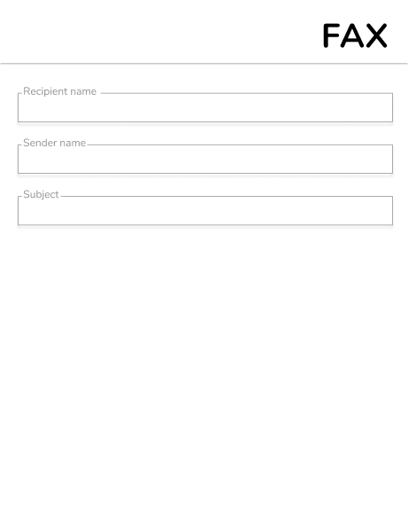 printable online fax cover sheet free