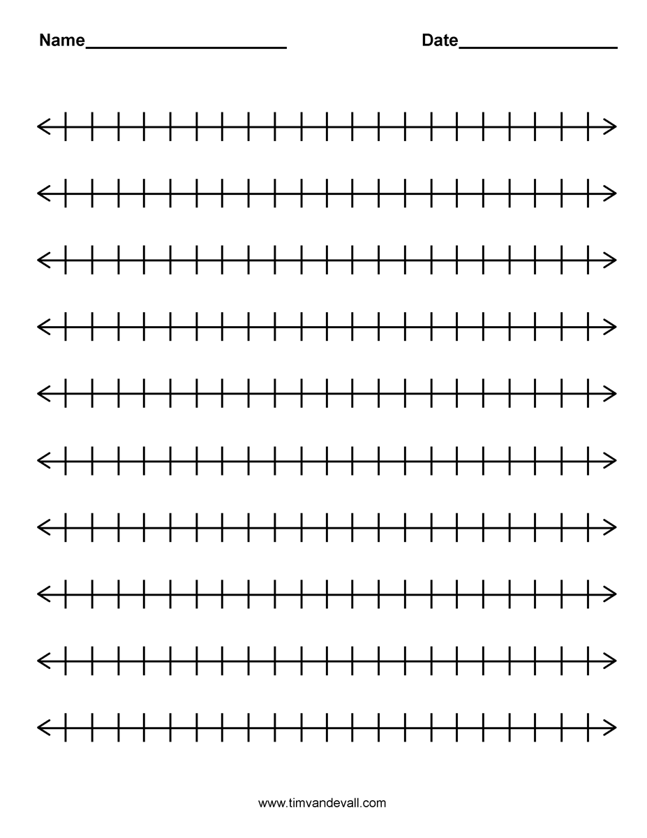 printable-blank-number-line-templates-for-math-students-and-teachers-worksheets-library for Free Number Line Printable Pdf Printable Blank Number Line Templates for Math Students and Teachers - Worksheets Library for Free Number Line Printable Pdf