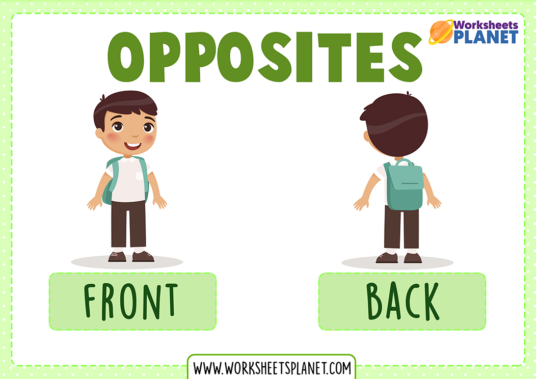 Opposite Words in English | Flashcards | ESL Teachers