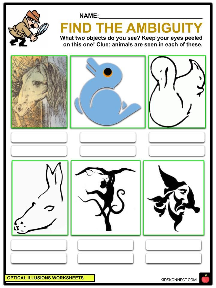 Optical illusions Facts, Worksheets &  History For Kids
