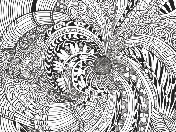 Optical Illusions Coloring Book Optical Illusion Trippy Art Visual ...