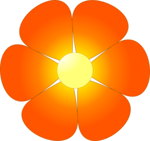 Orange Flowers Pack Png/beautiful Orange Flower PNG Digital ...