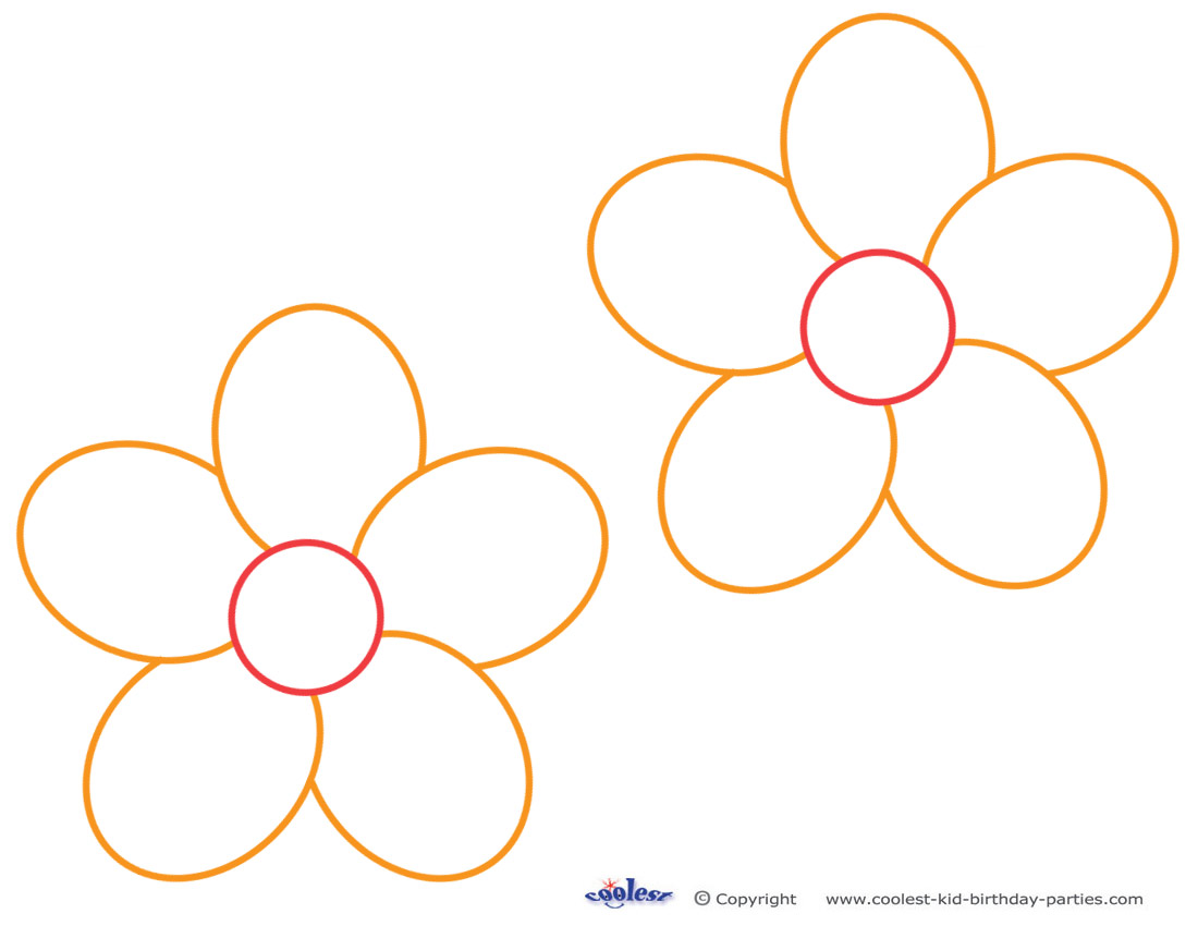 Orange flowers elements on white background 40273118 Vector Art at ...