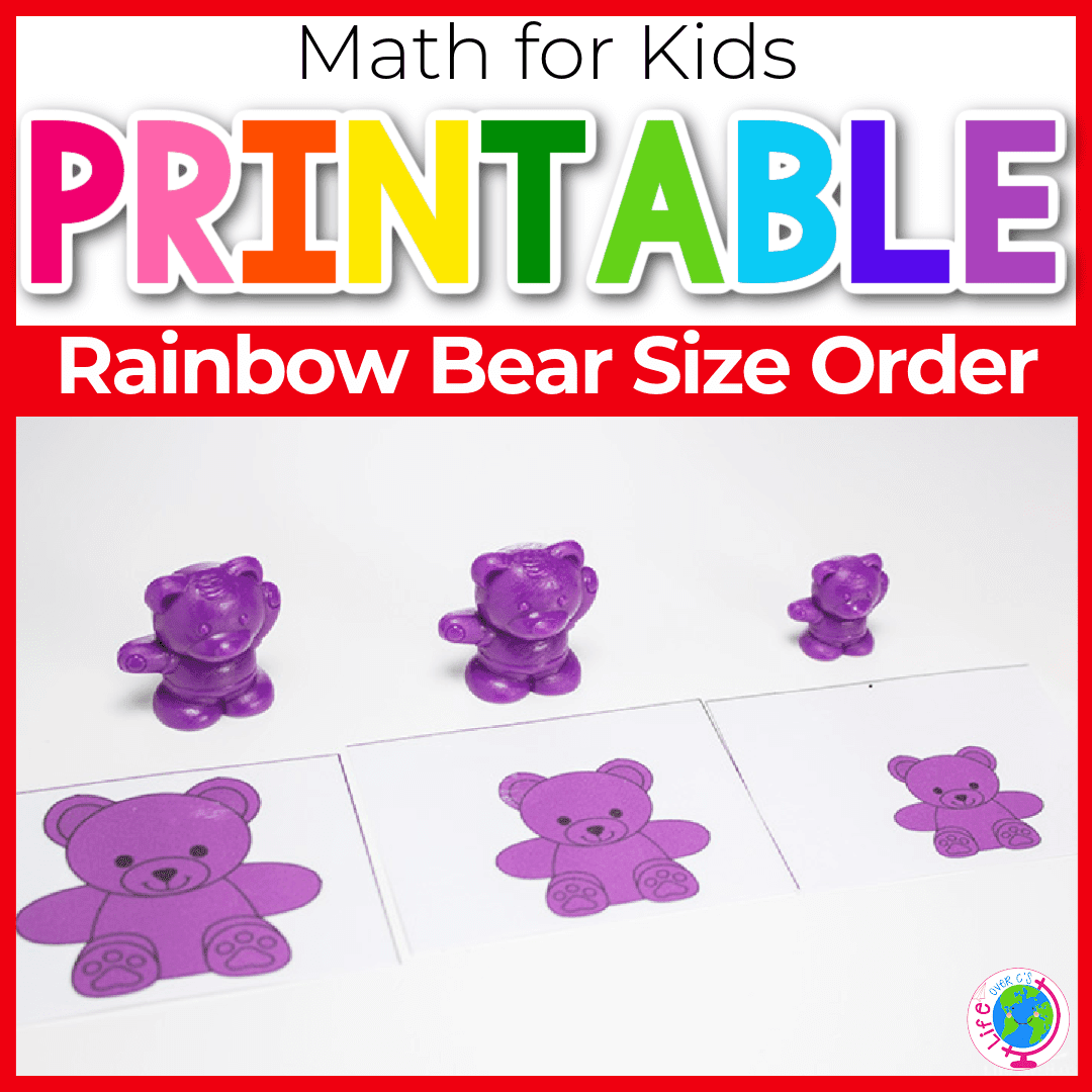 Rainbow Bear Cards: Size Order - Life Over Cs