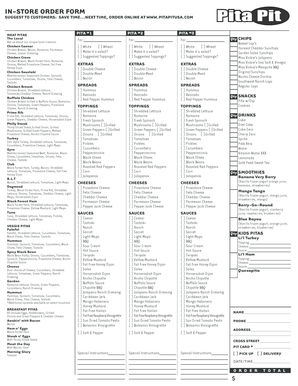 printable order form for pita pit