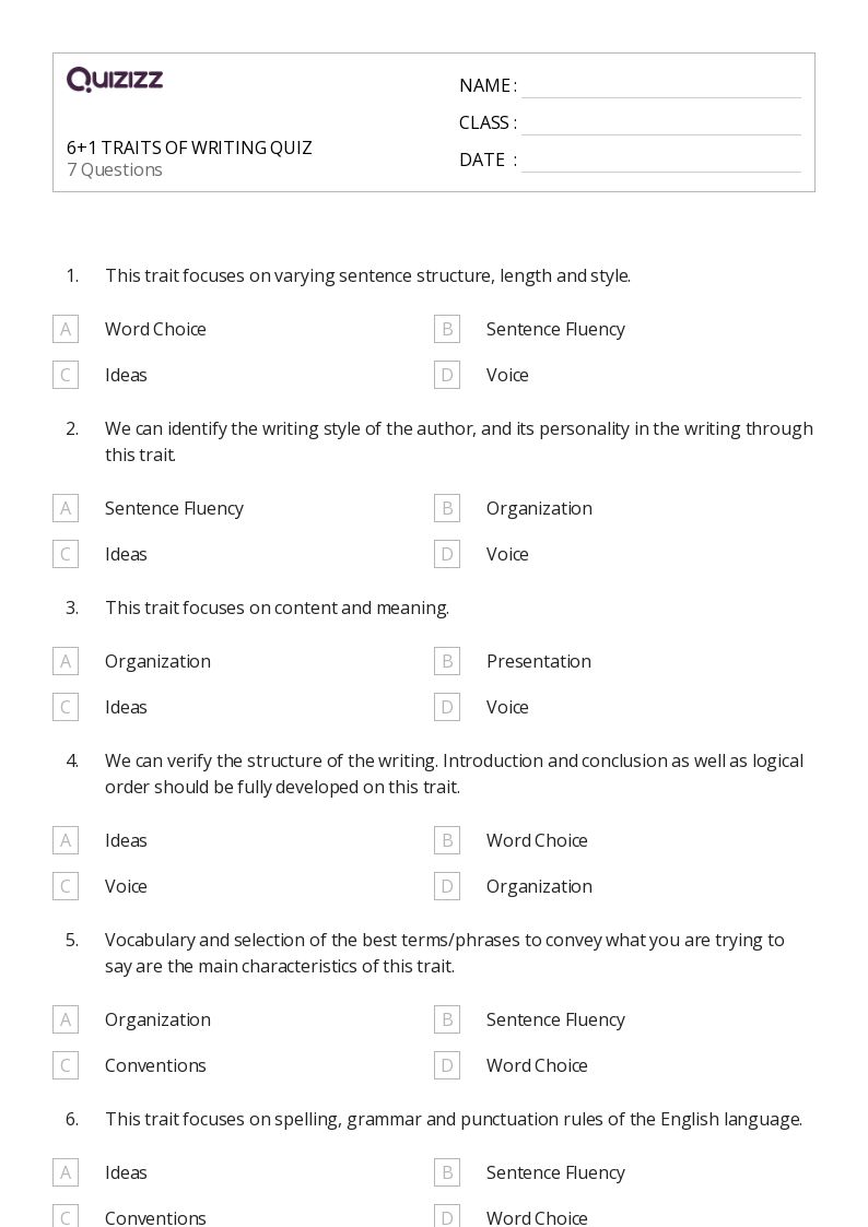 50+ Writing Organization and Structure worksheets for 5th Class on ...