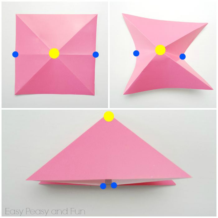 printable origami fish instructions