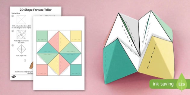 printable origami fortune teller instructions