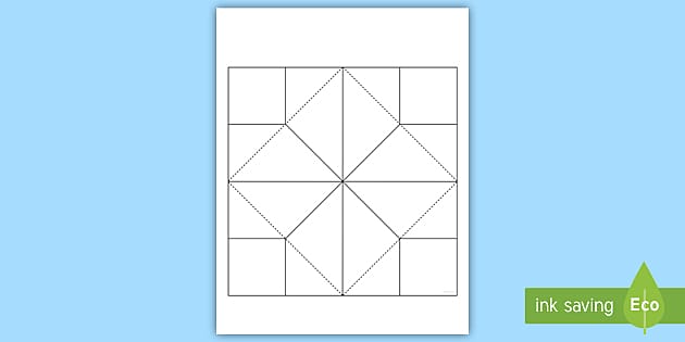 Blank Fortune Teller Template - Papercraft - STEAM - USA