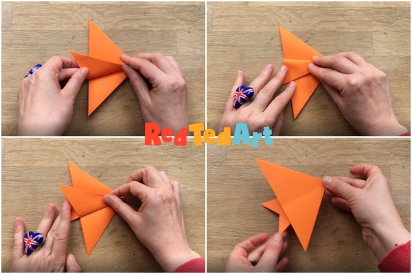 Easy Fish Origami for Beginners - Red Ted Art - Easy Kids Crafts