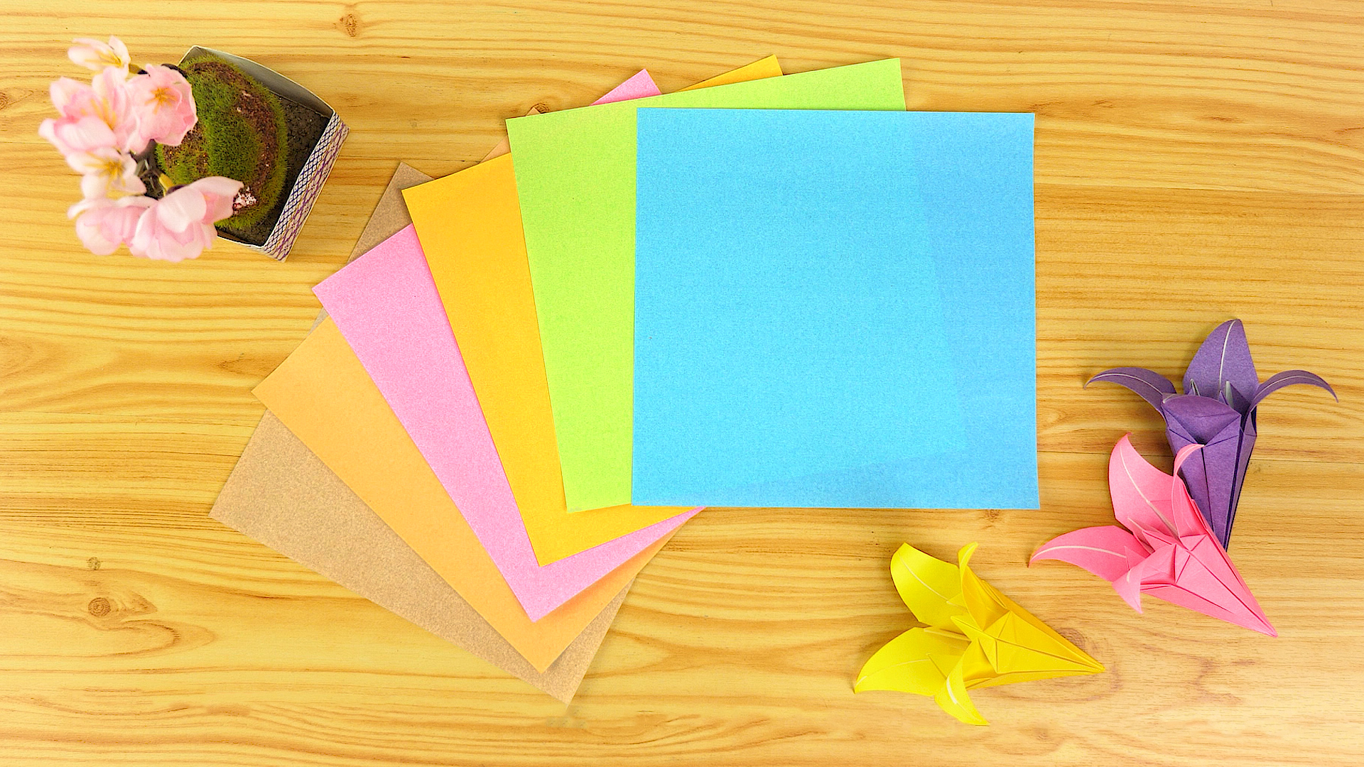 printable origami lily instructions