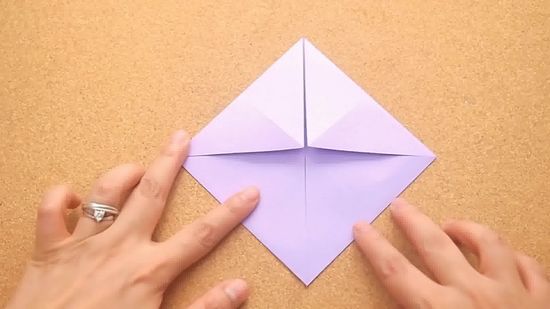 printable origami lily instructions