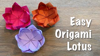 printable origami lotus flower instructions