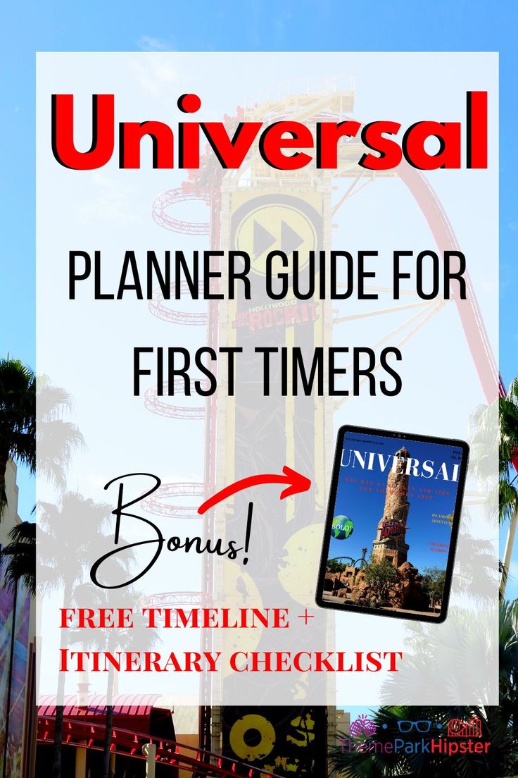 Free Printable Universal Orlando Planning Guide and Timeline Checklist