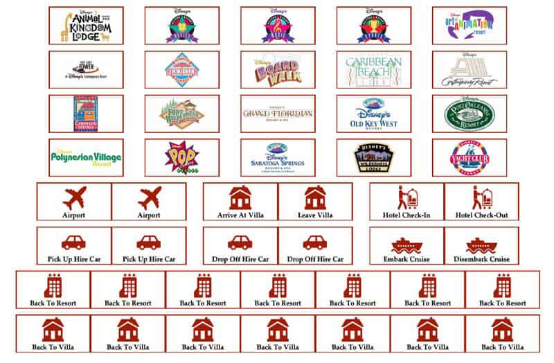 printable orlando planner