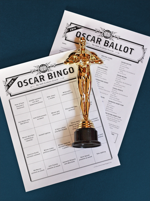 Oscar Bingo! - The Well-Appointed Desk