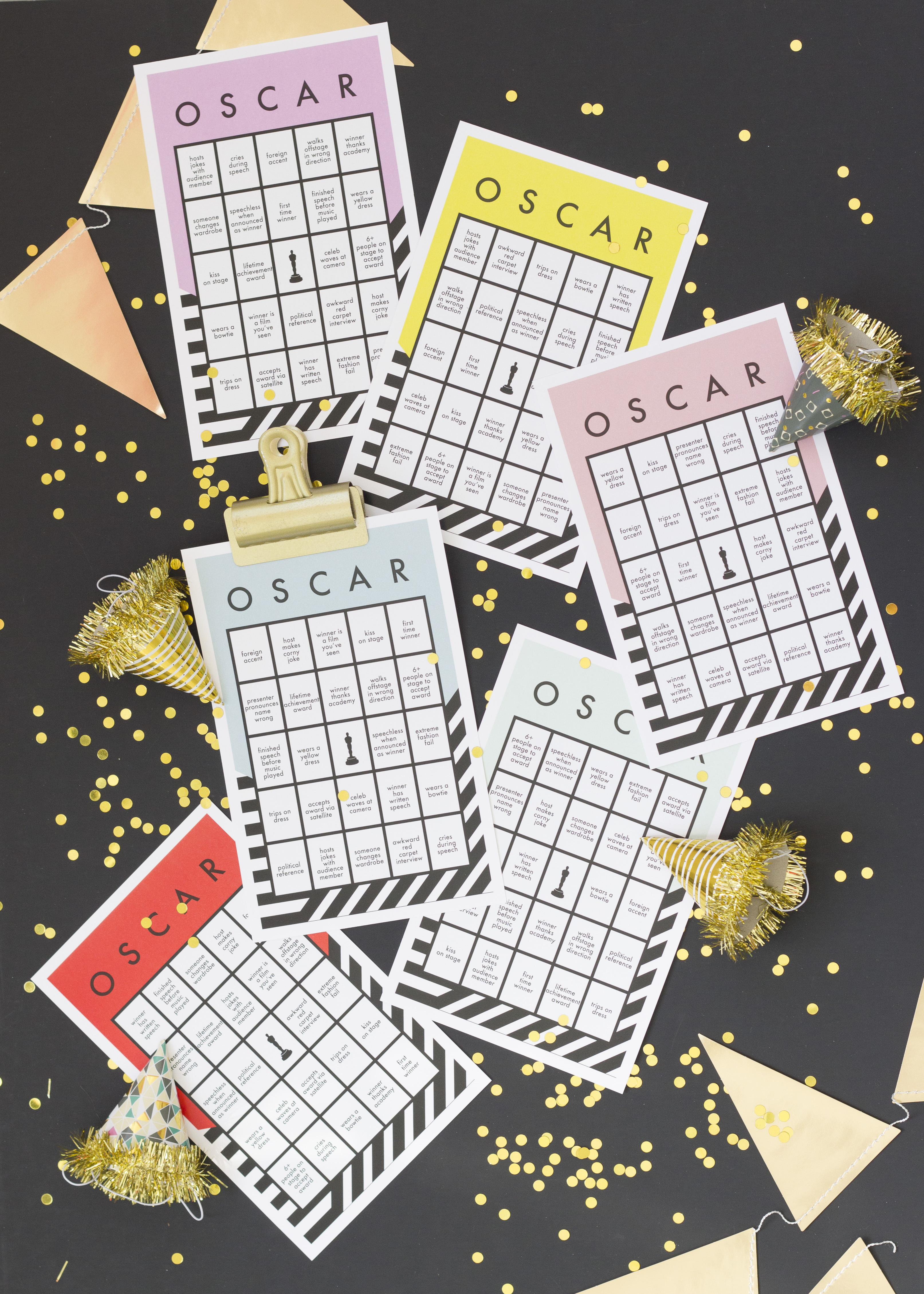 Free Oscar printable Bingo card - The House That Lars Built