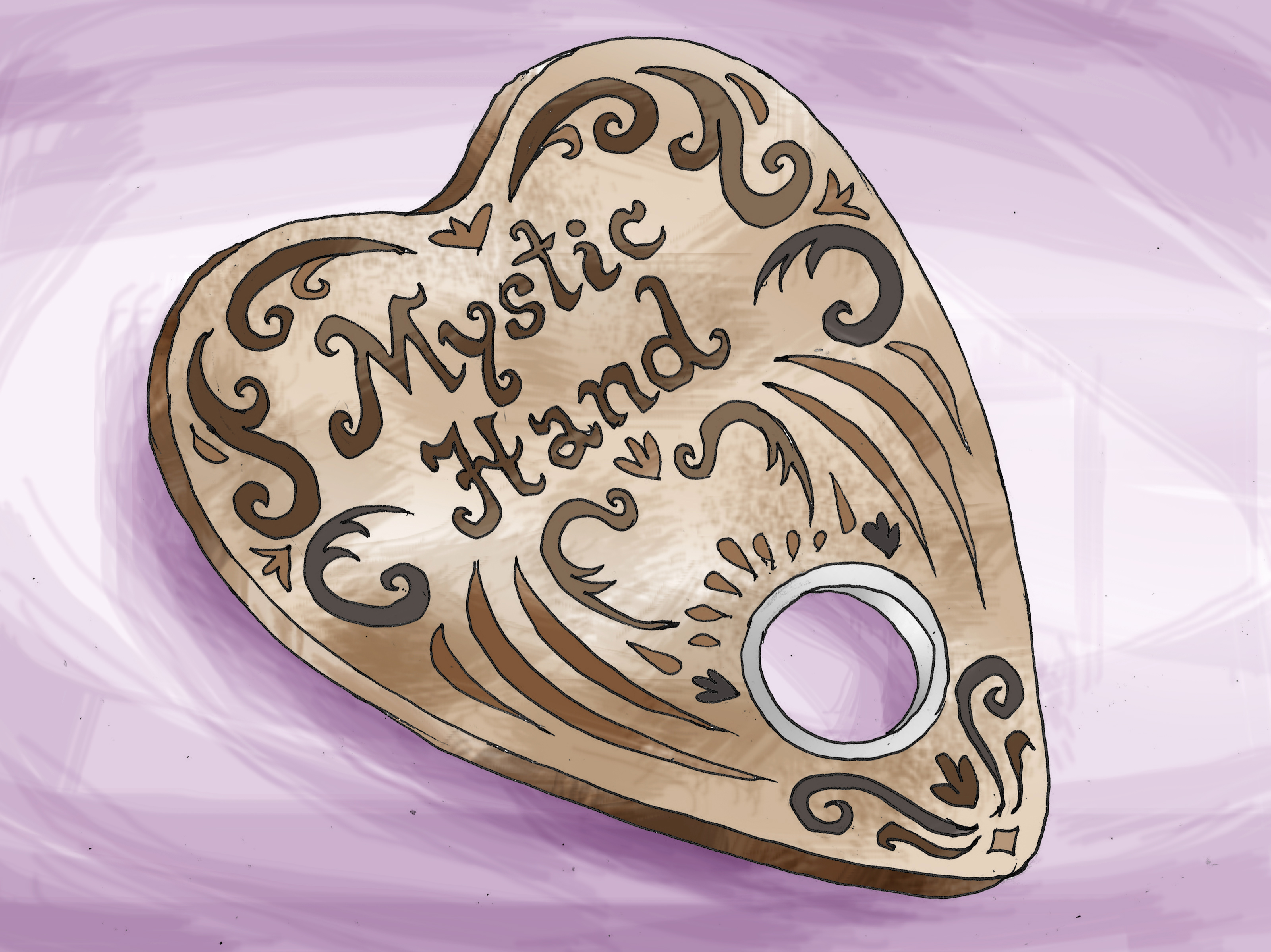 Ouija Board Art Print