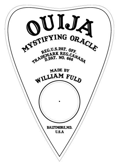 Static: - Laser Etched/Engraved Ouija Board on Plex