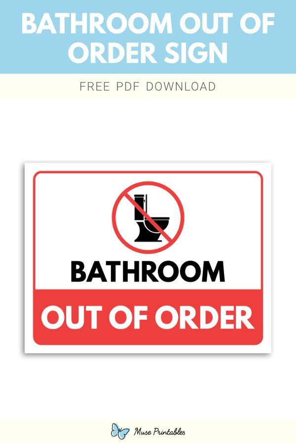 printable out of order sign for bathroom